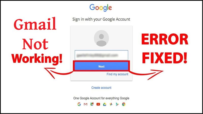 Gmail Not Working