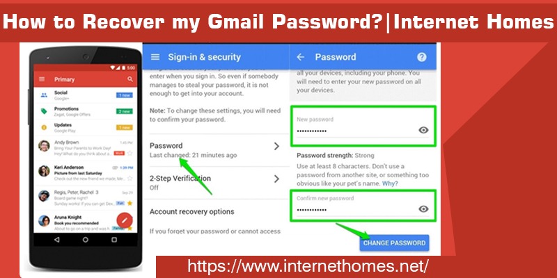 Recover Gmail Password