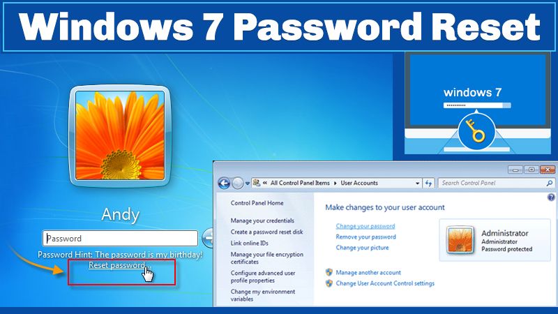 Windows 7 Password Reset