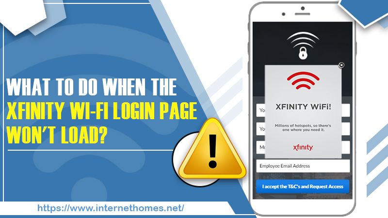 What To Do When The Xfinity Wi-Fi Login Page