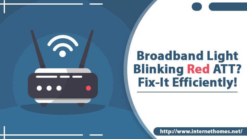 Broadband Light Blinking Red ATT